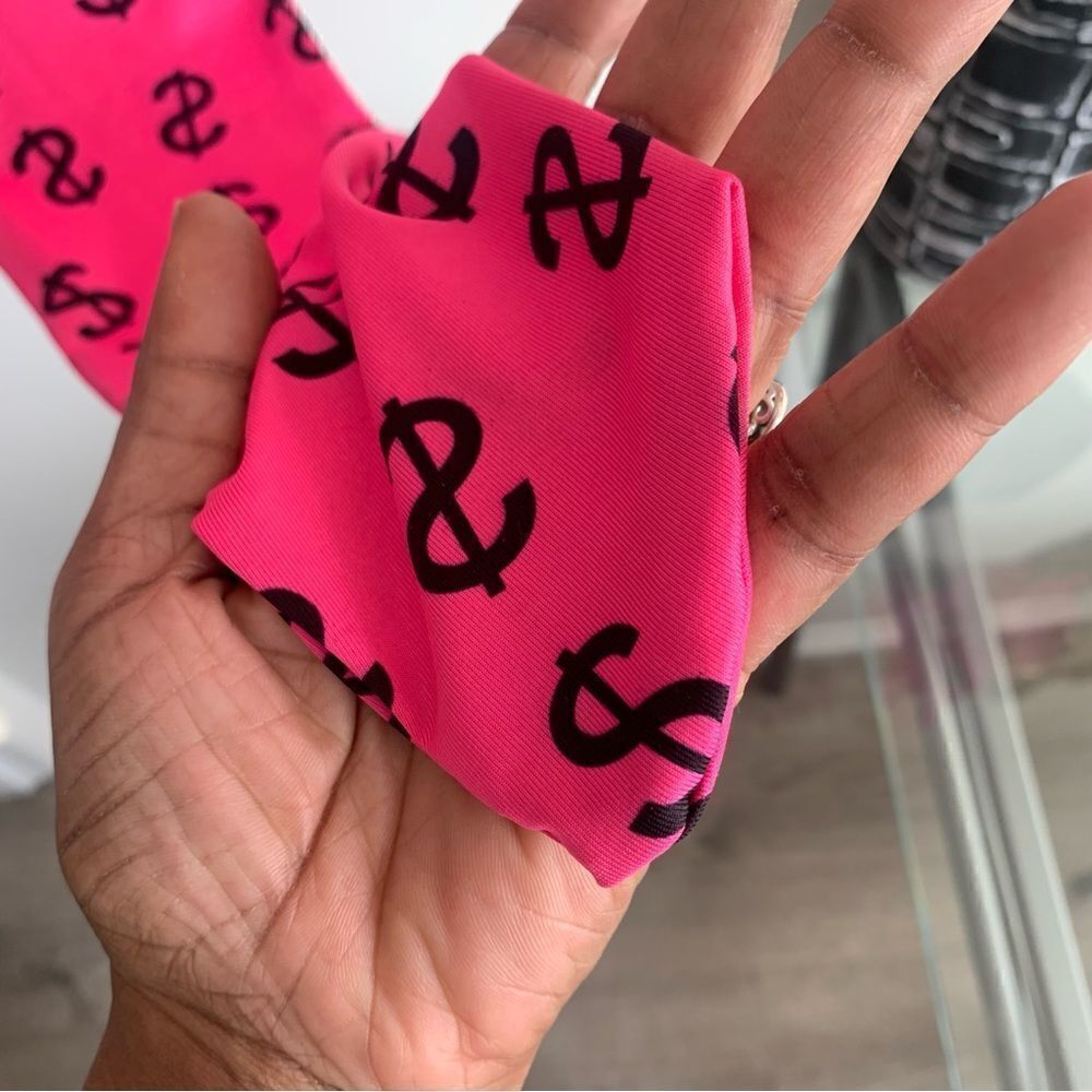 PINK HIGH RISE LEGGINGS - Picture 10 of 12